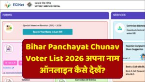 Read more about the article Bihar Panchayat Chunav Voter List 2026 अपना नाम ऑनलाइन कैसे देखें?