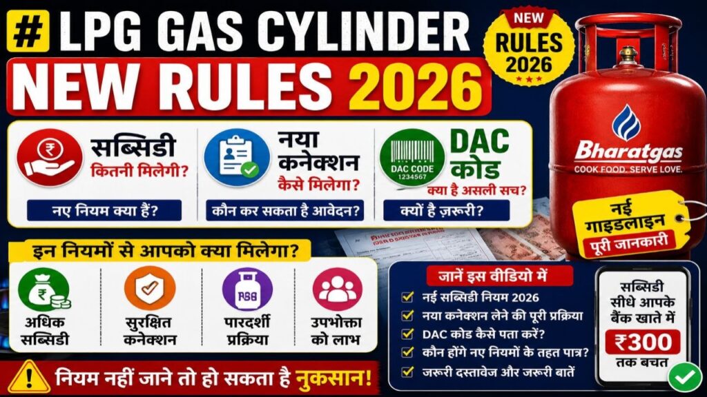 LPG Gas Cylinder New Rules 2026