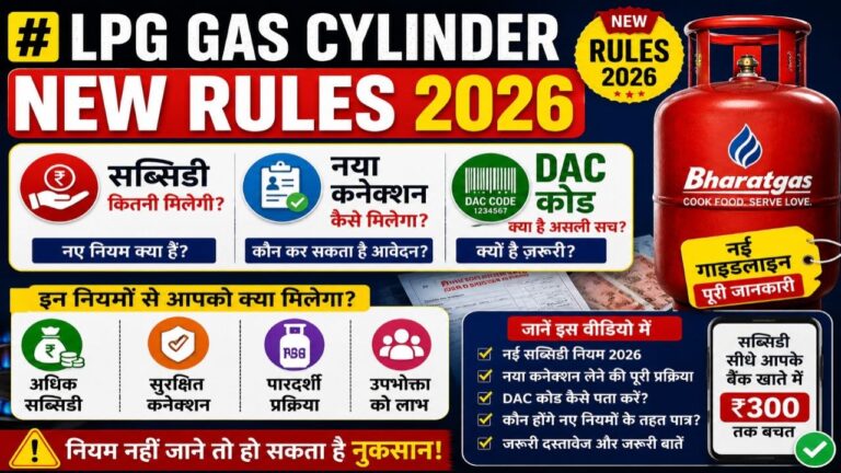 LPG Gas Cylinder New Rules 2026